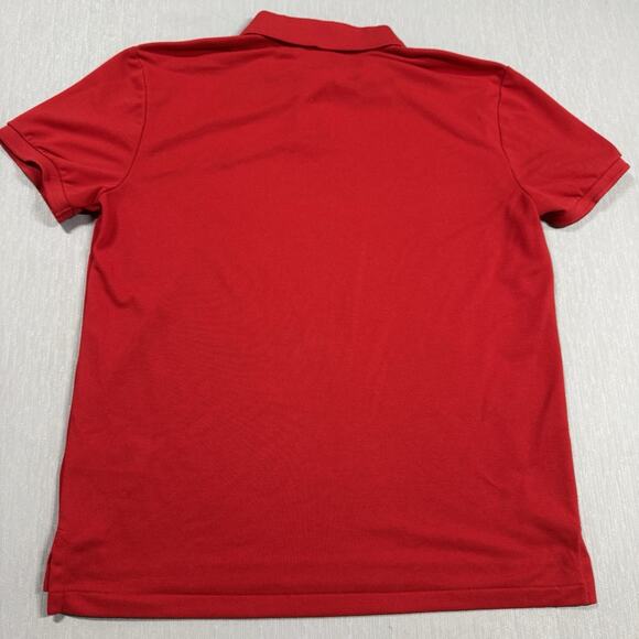 Polo Ralph Lauren Earth Polo Mens Red Shirt Custom Slim Fit Size M Green Pony - Picture 6 of 6